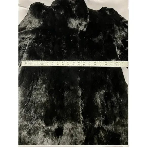 Vintage 1980’s Somerset Furs of Los Angeles Rabbit Fur Coat Size Medium - Picture 8 of 14